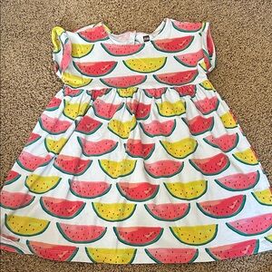 Colorful Watermelon Print kids dress